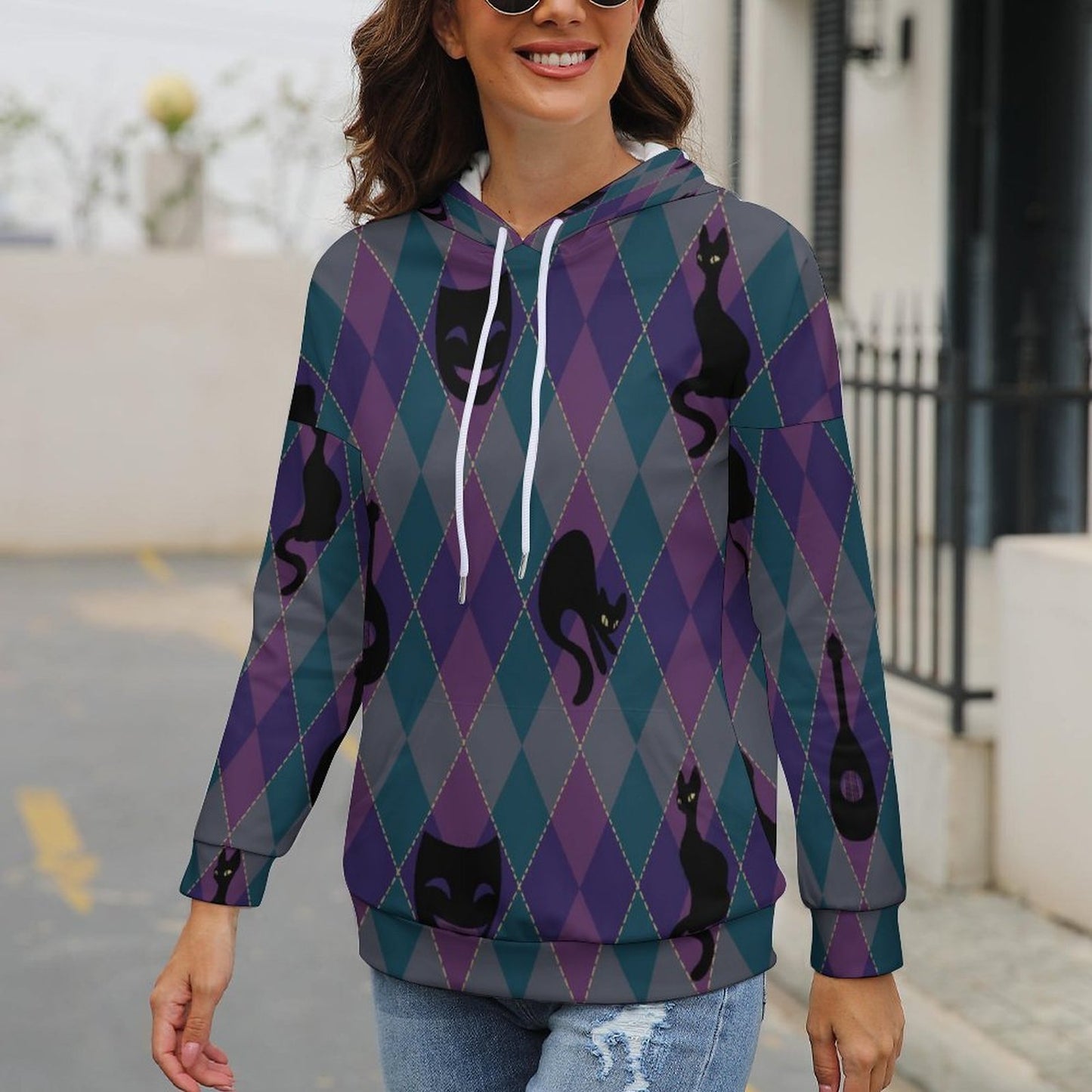 Catty Troubadour 230gsm Drop shoulder Hoodie NH (All-Over Printing)