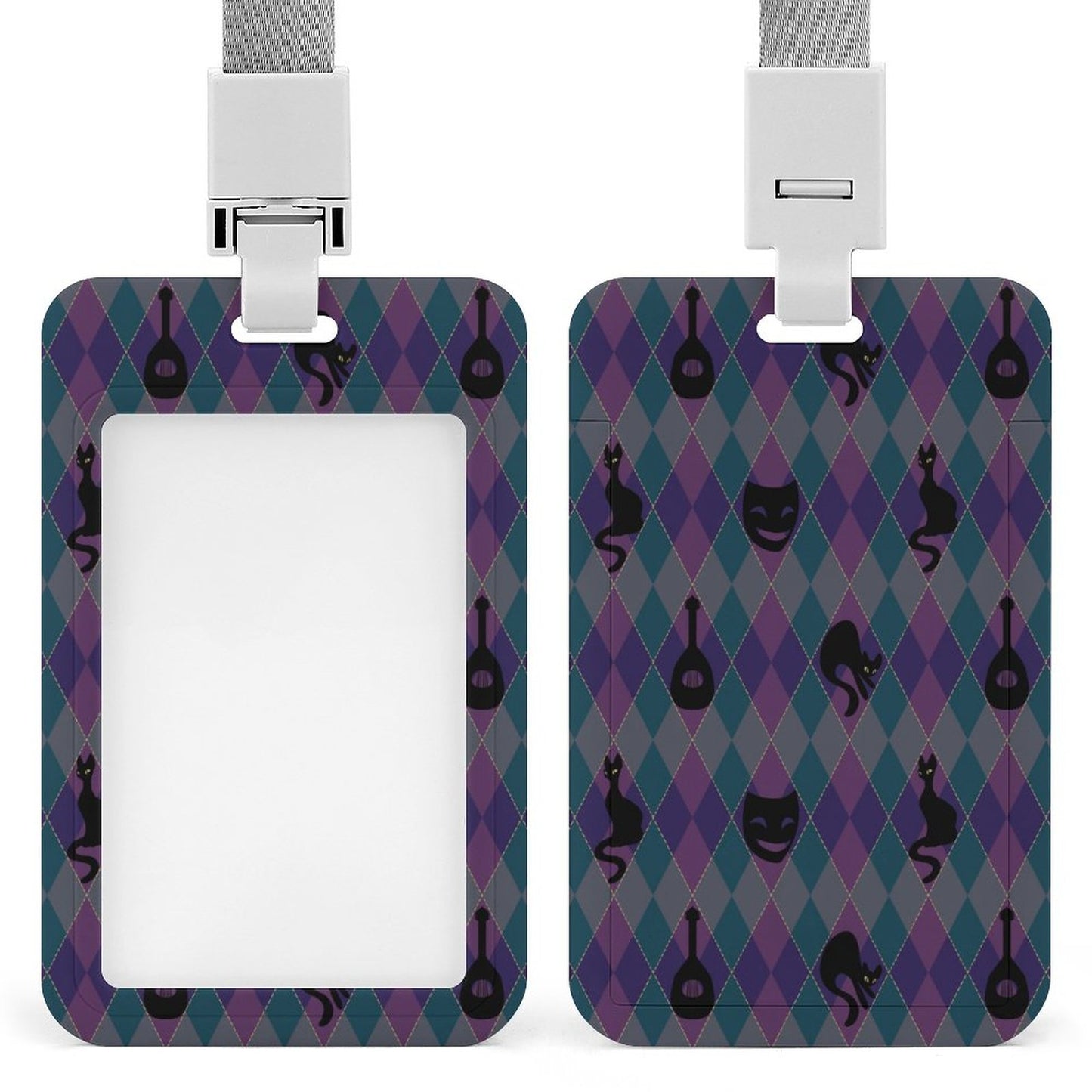 Catty Troubadour Vertical ID Badge Holder