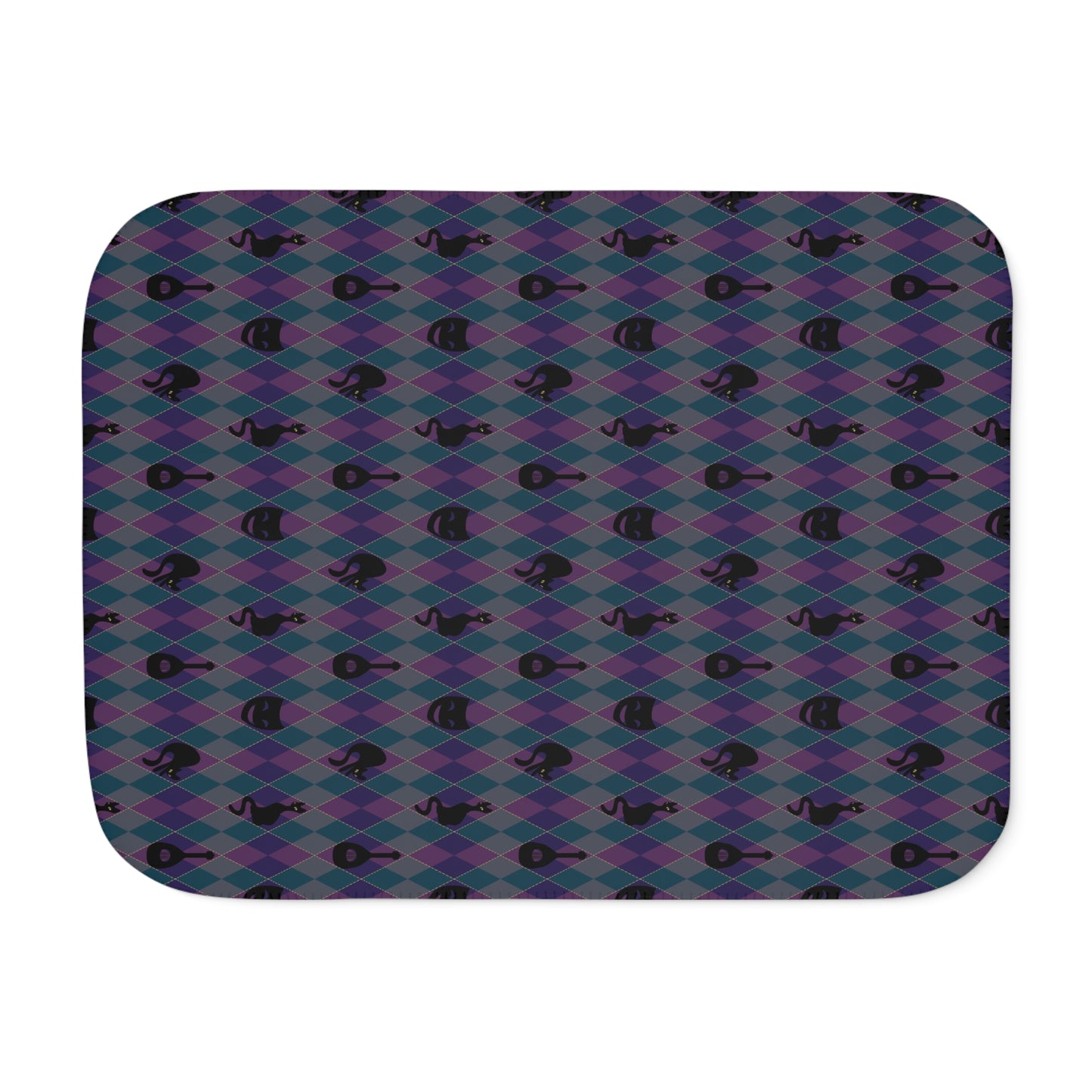 Catty Troubador Sherpa Blanket