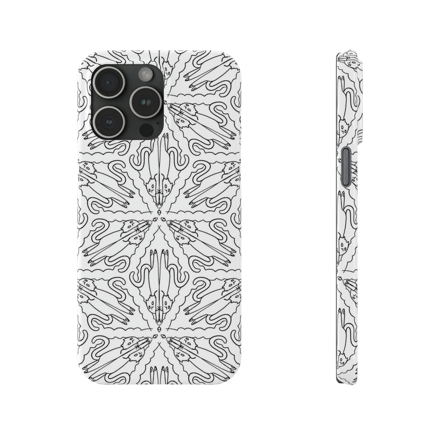 Catch the Cat Slim Phone Cases