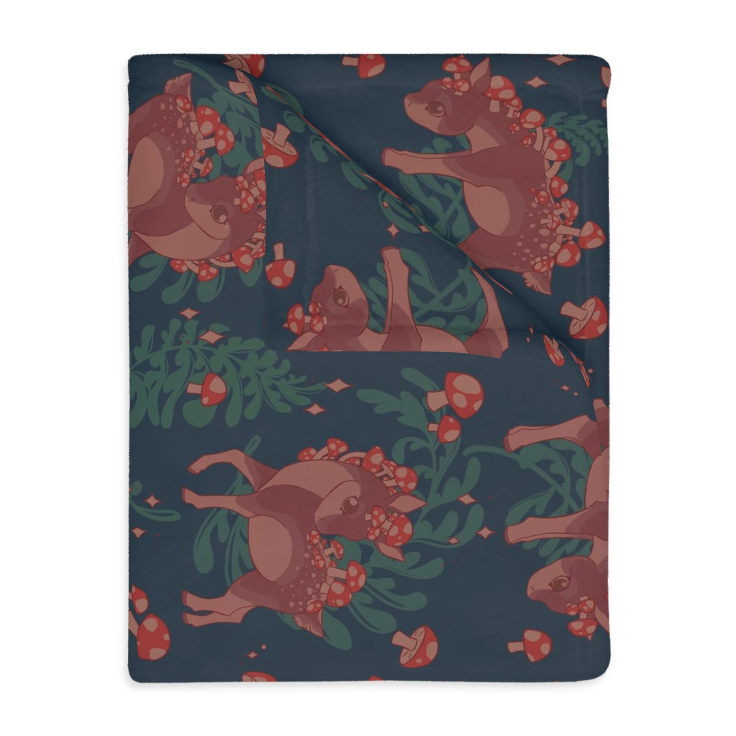Mushy Deer Velveteen Microfiber Blanket