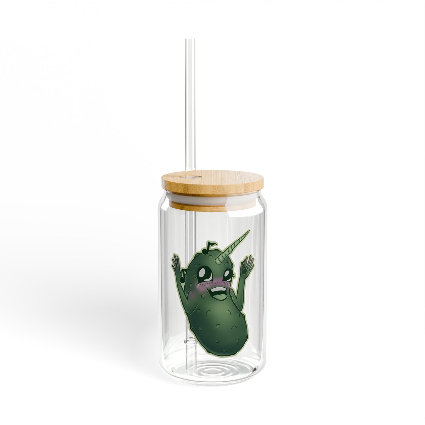 Picklecorn Sipper Glass, 16oz