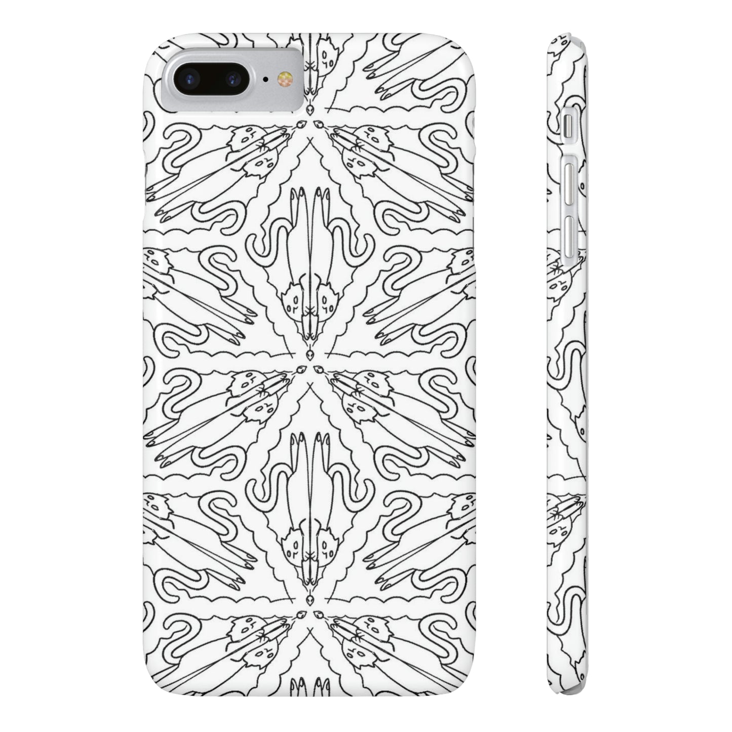 Catch the Cat Slim Phone Cases