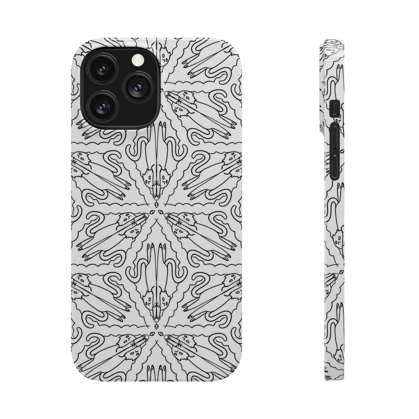 Catch the Cat Slim Phone Cases
