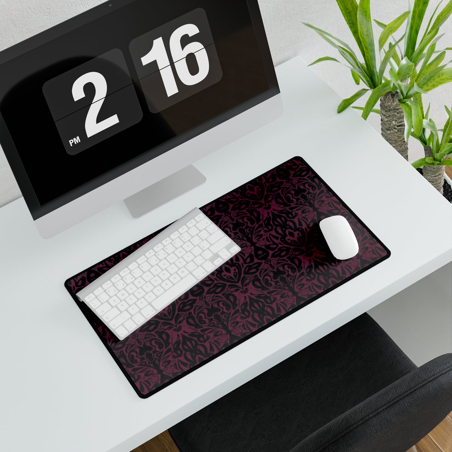 Pink Bard Desk Mat
