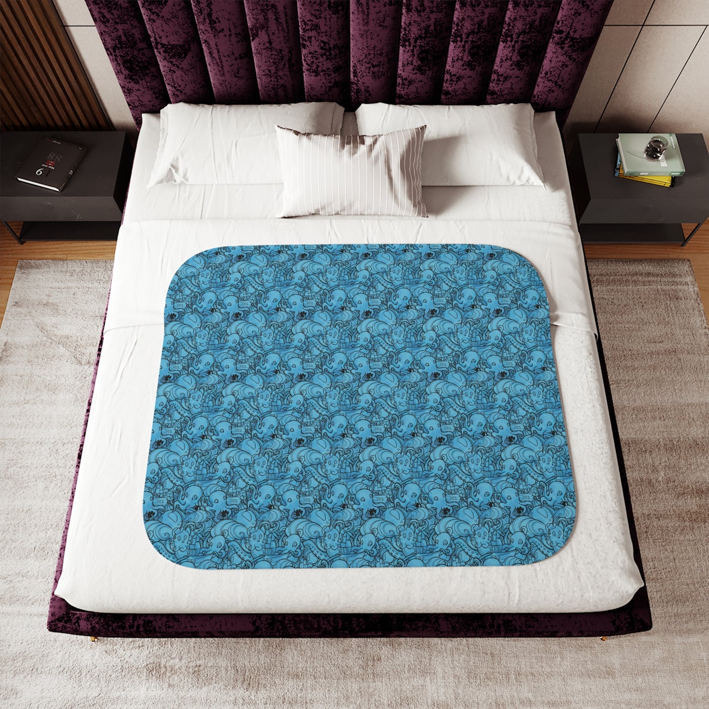 Pirate Kraken Sherpa Blanket