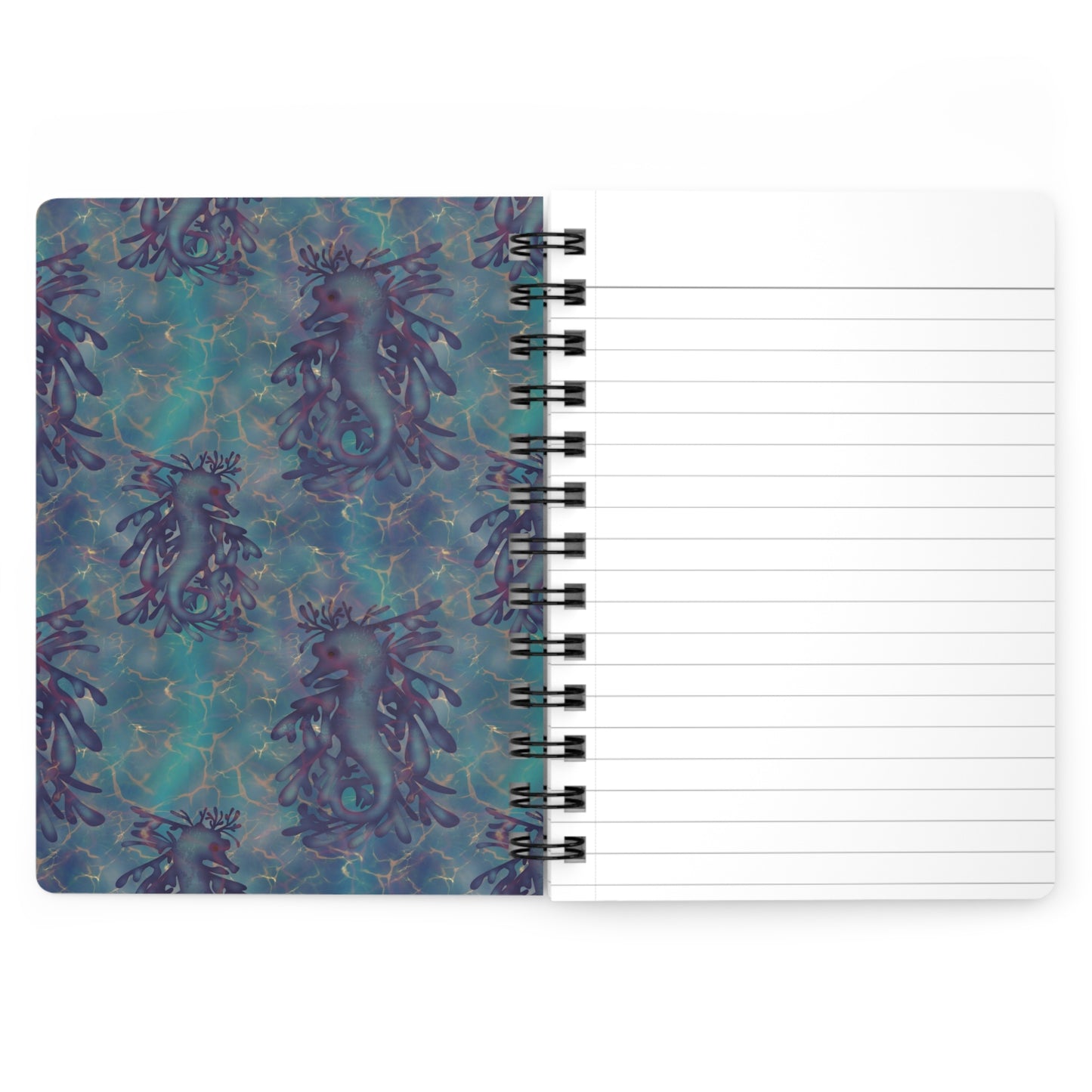 Leafy Sea Dragon Spiral Bound Lined Notebook