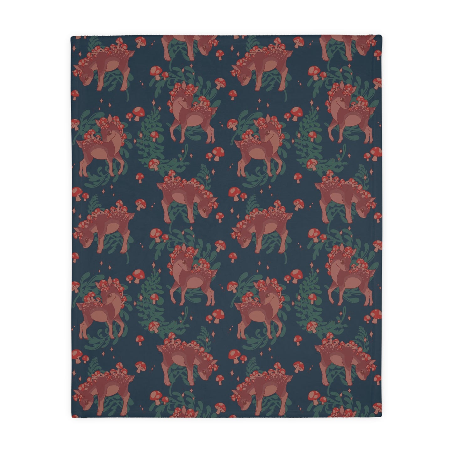 Mushy Deer Velveteen Microfiber Blanket