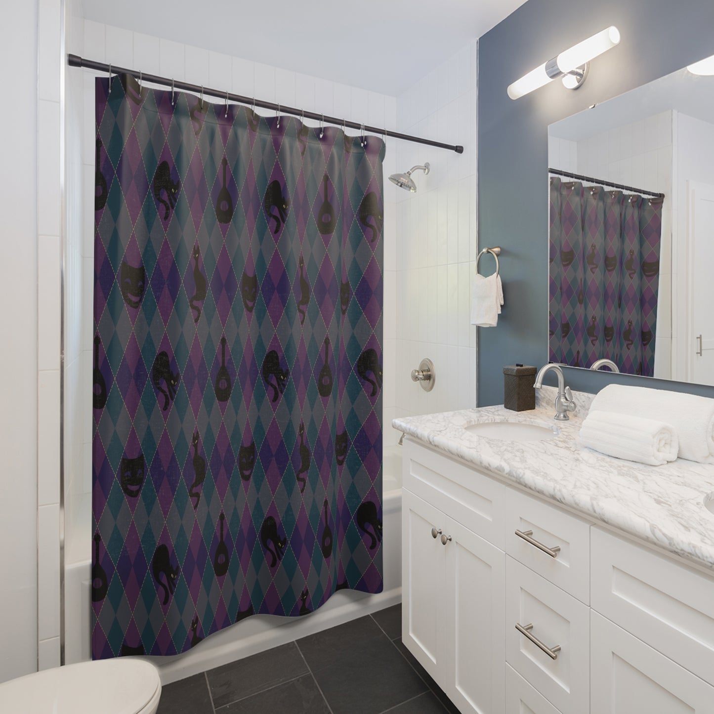 Catty Traubador Shower Curtains