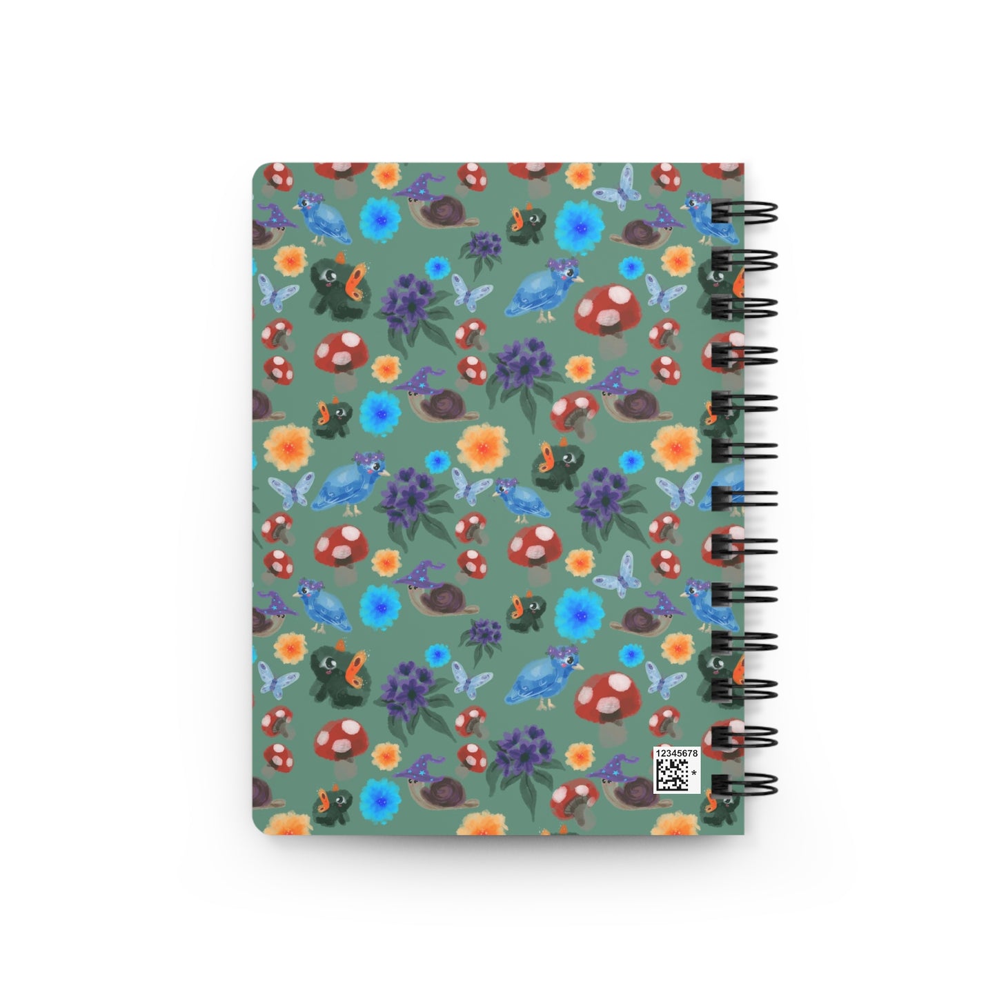 Garden Friends Spiral Bound Lined Notebook