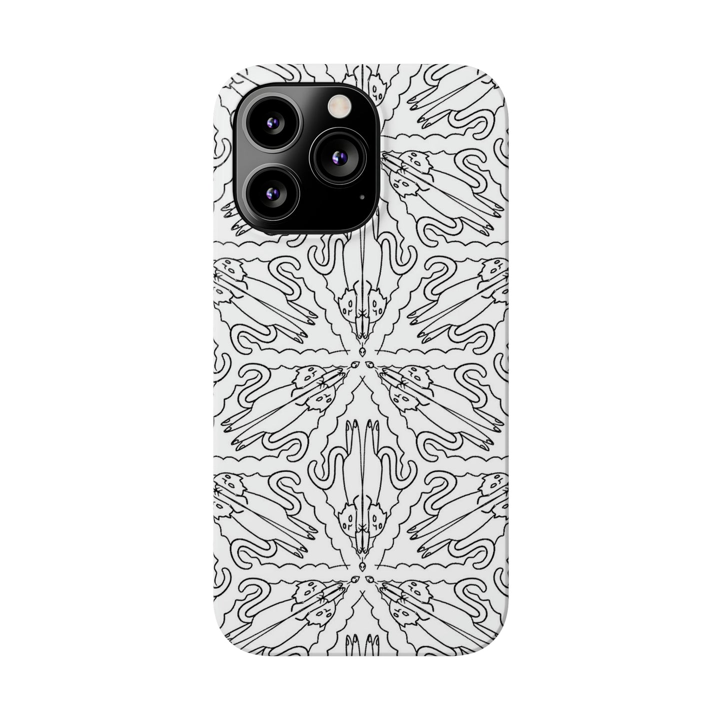 Catch the Cat Slim Phone Cases