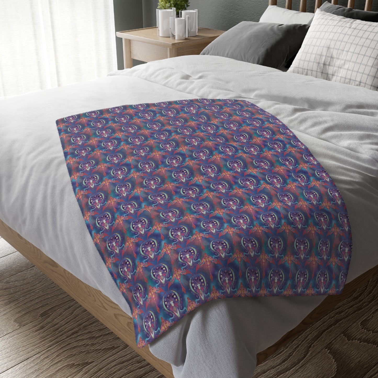Boss Dragons Velveteen Microfiber Blanket