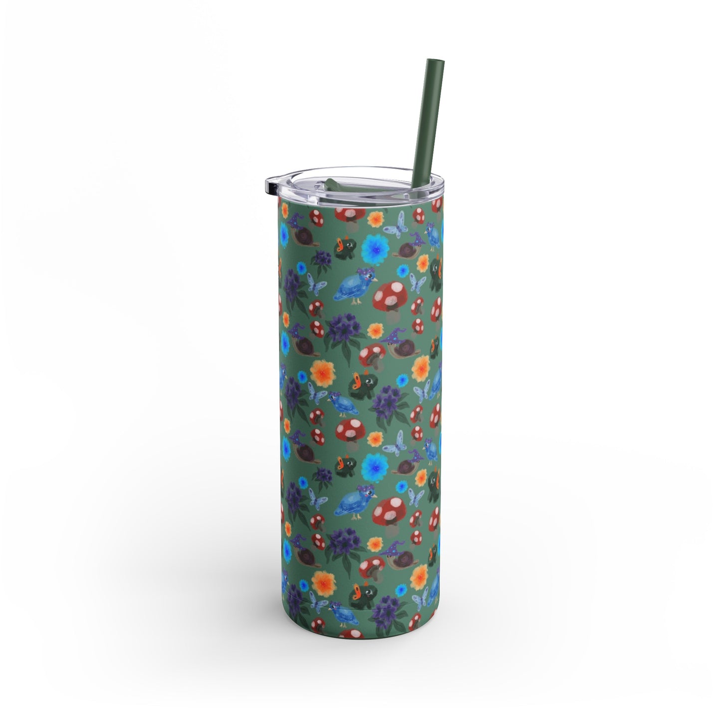 Garden Friends Maars Maker Skinny Matte Tumbler, 20oz