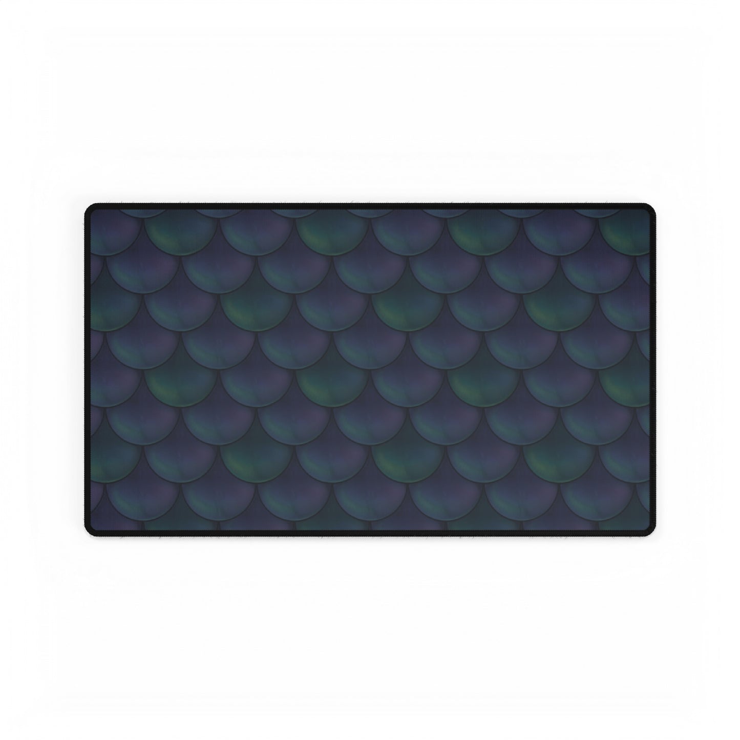 Blue Dragonscale Desk Mat