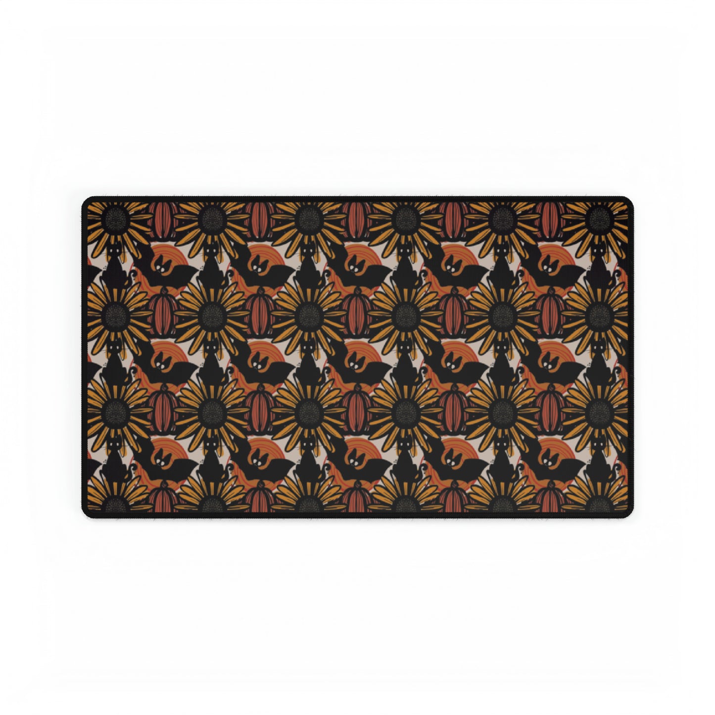 Sunflower Shadows Desk Mat