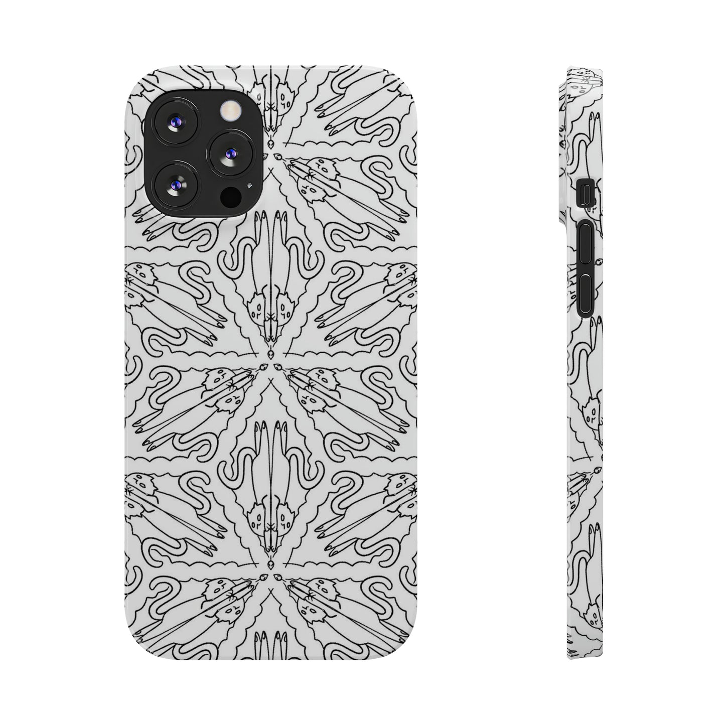 Catch the Cat Slim Phone Cases