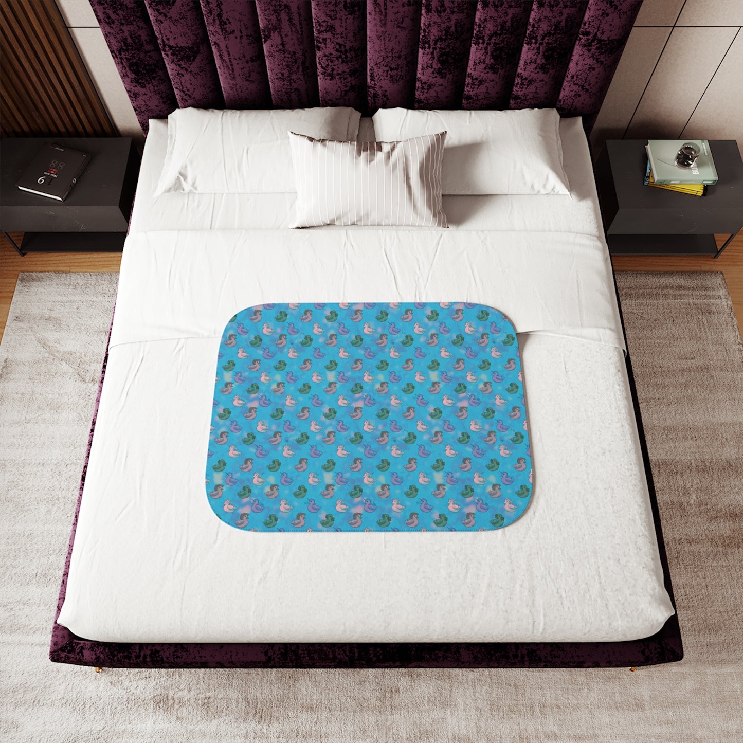 Bathtub of Monsters Sherpa Blanket