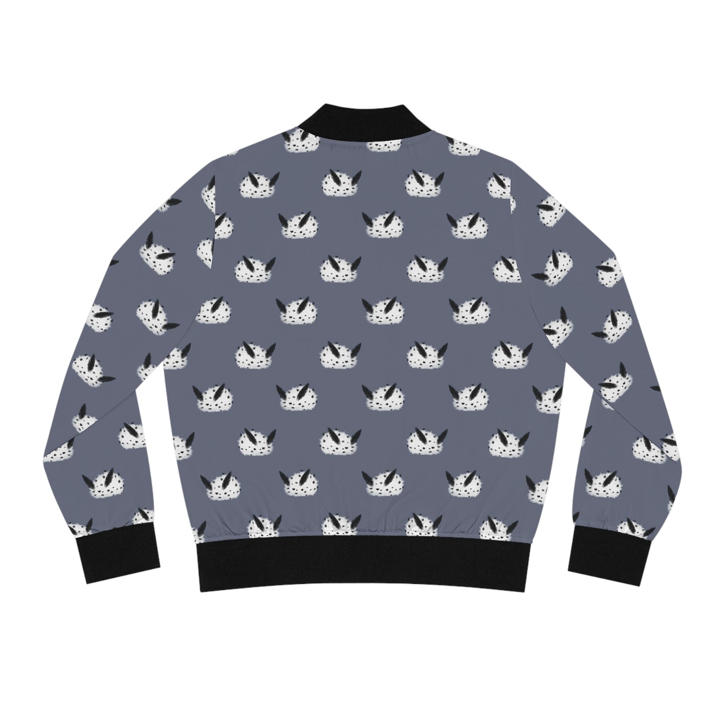 Sea Bunny Grey Women's Bomber Jacket