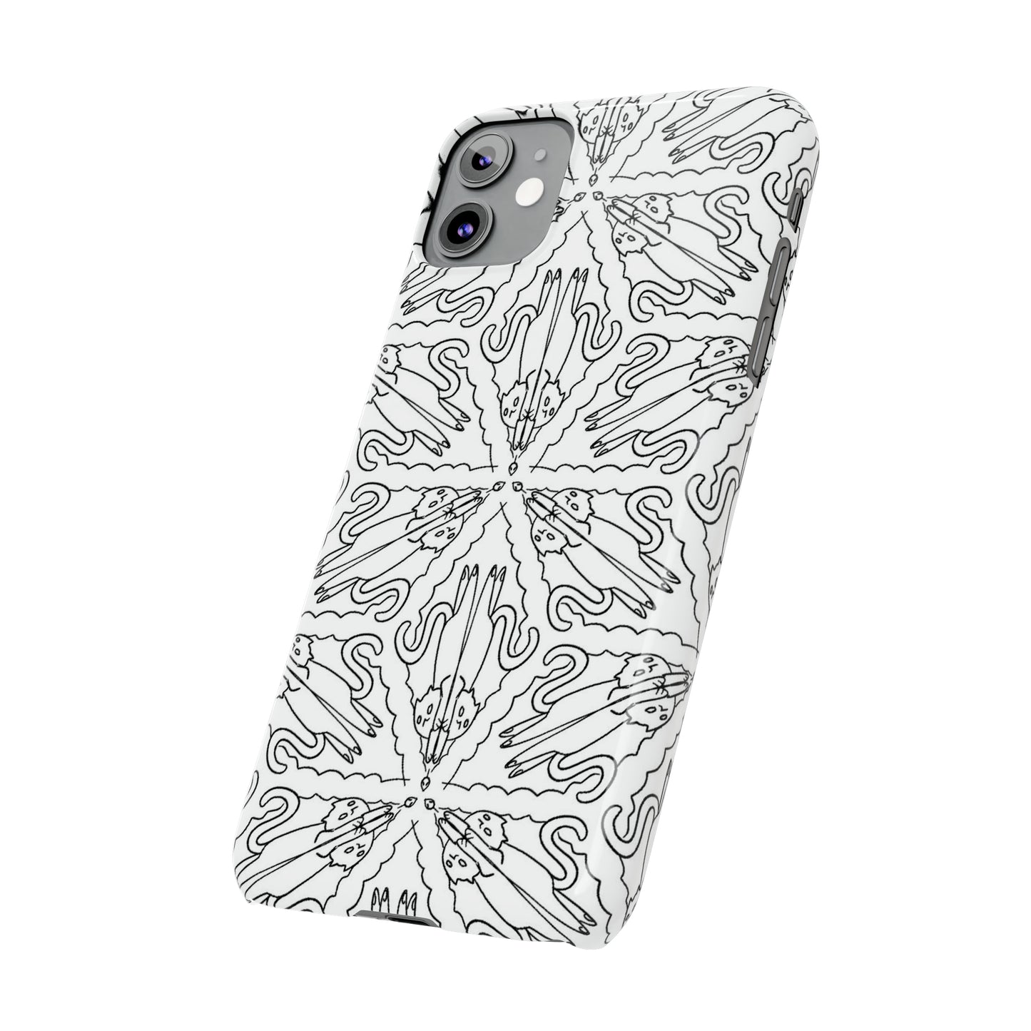 Catch the Cat Slim Phone Cases