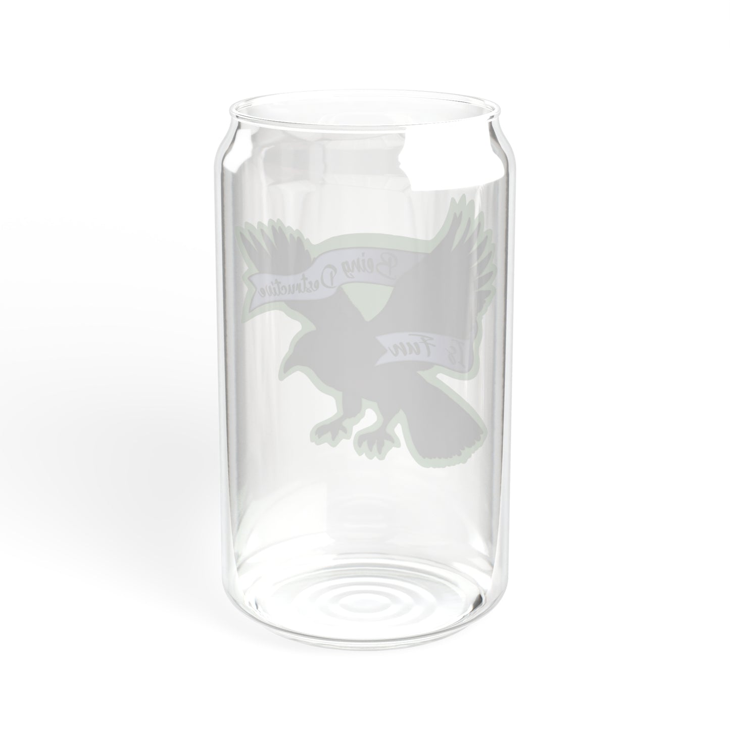 Destructive Sipper Glass, 16oz