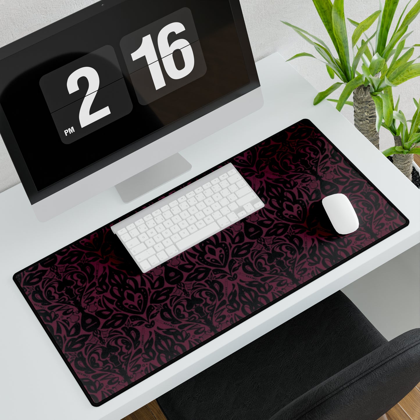 Pink Bard Desk Mat