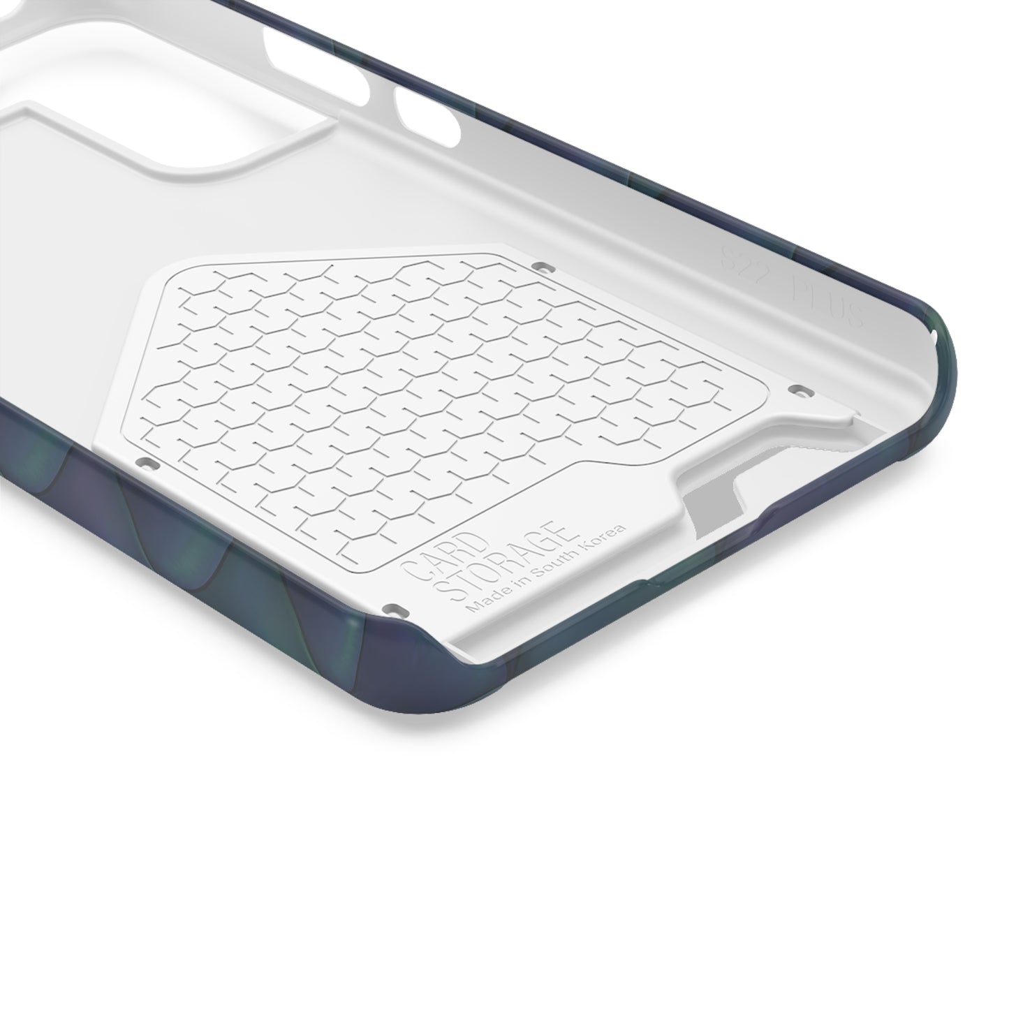 Blue Dragon Scale Phone Case With Card Holder