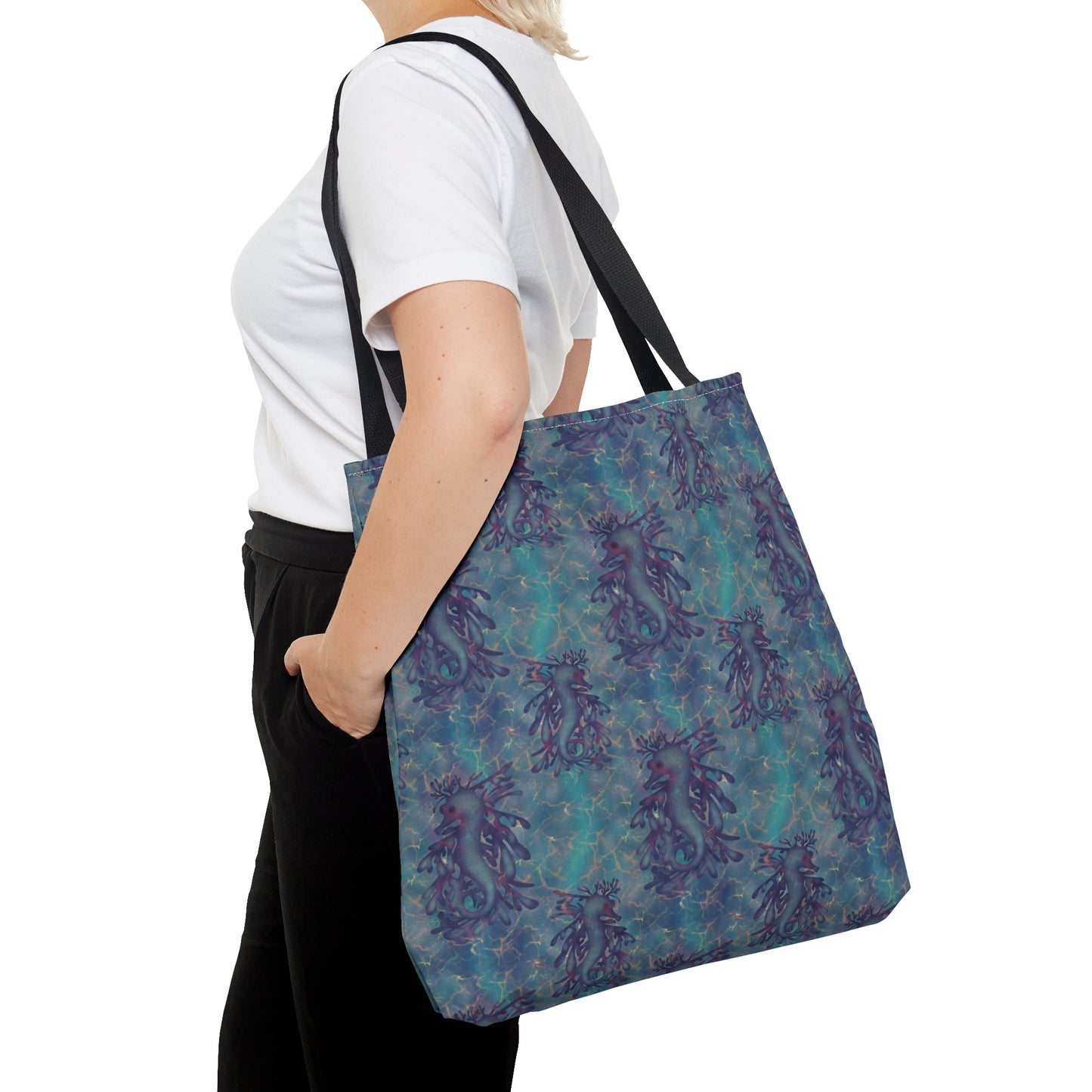 Sapphire Leafy Seadragon Tote Bag