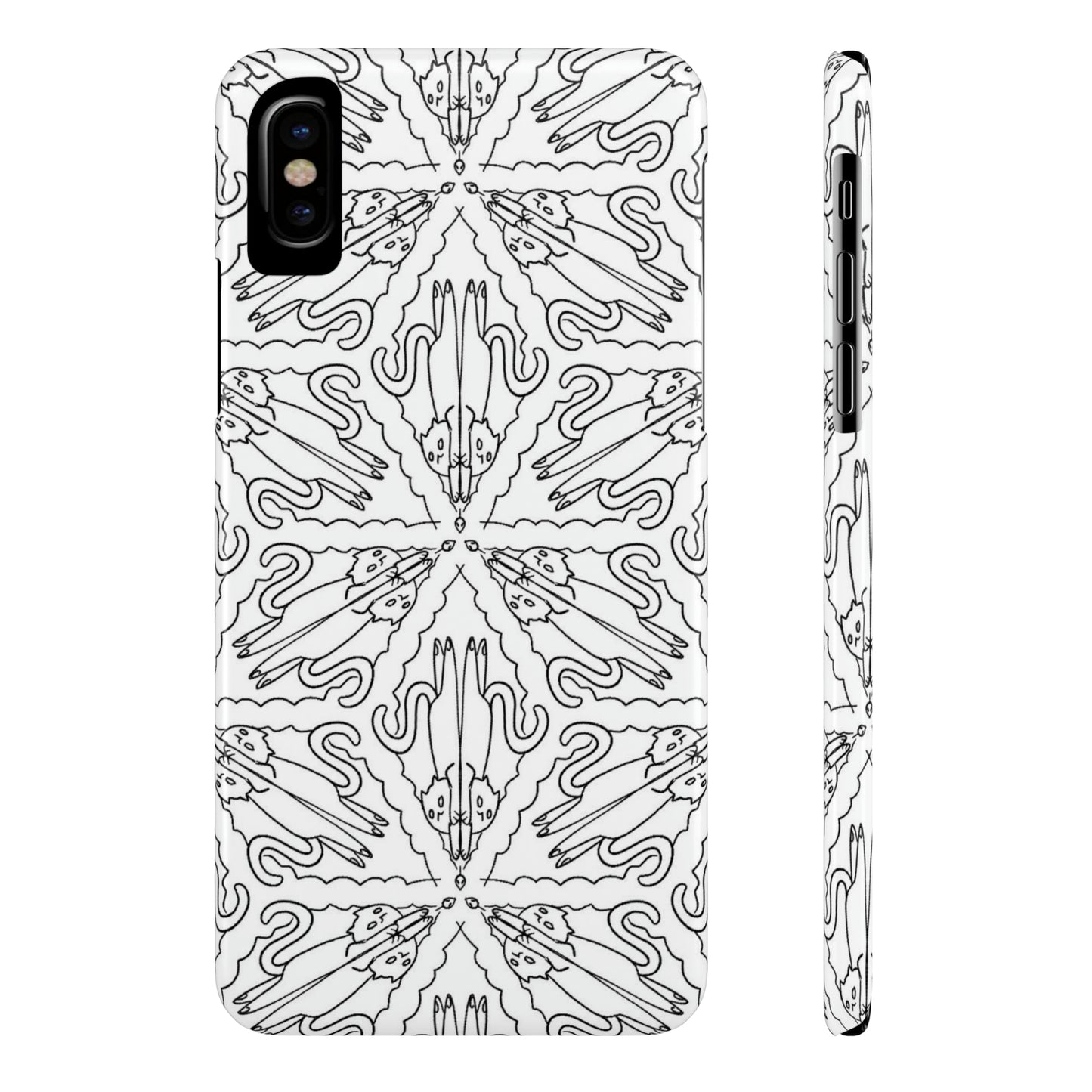Catch the Cat Slim Phone Cases