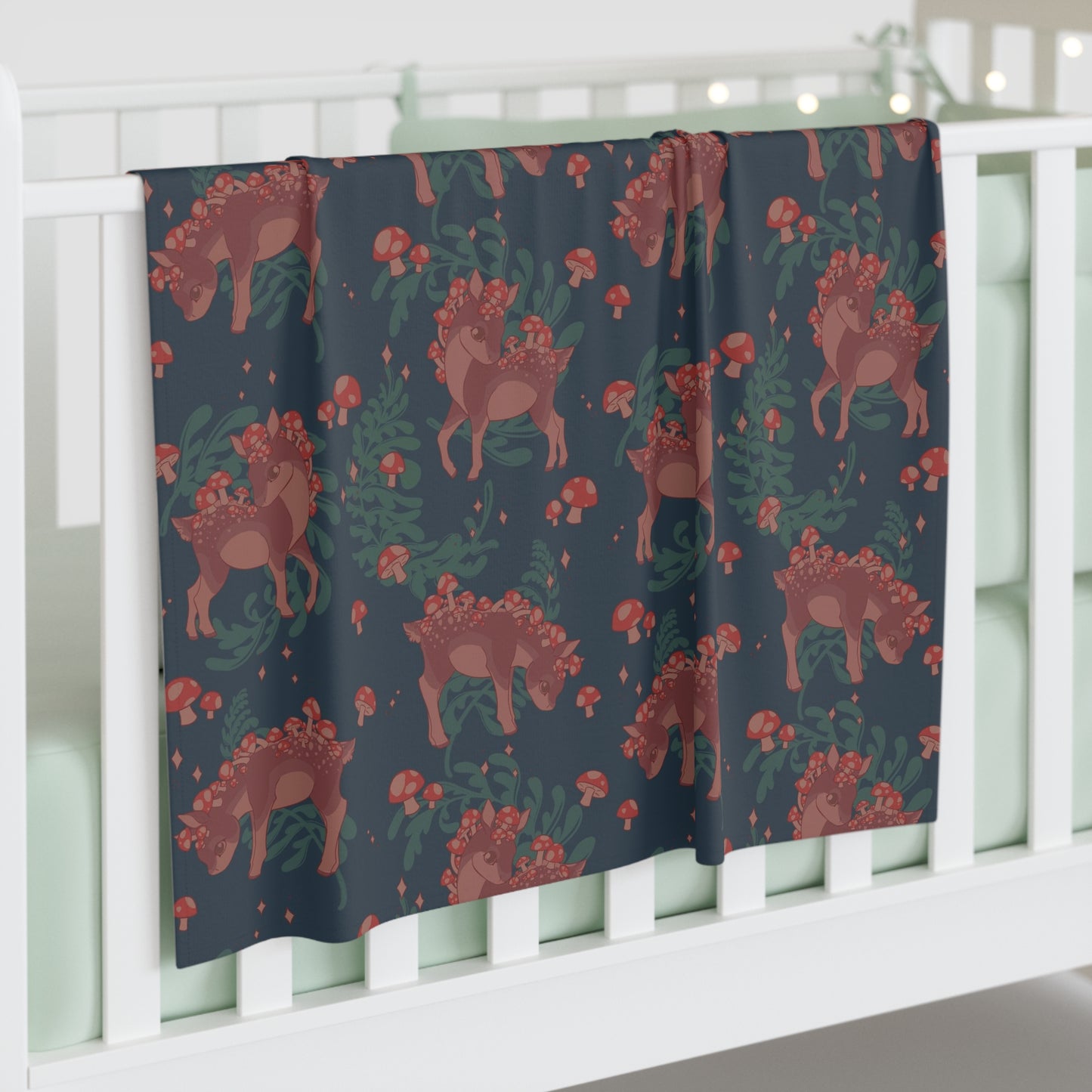 Mushy Deer Baby Jersey Poly Swaddle