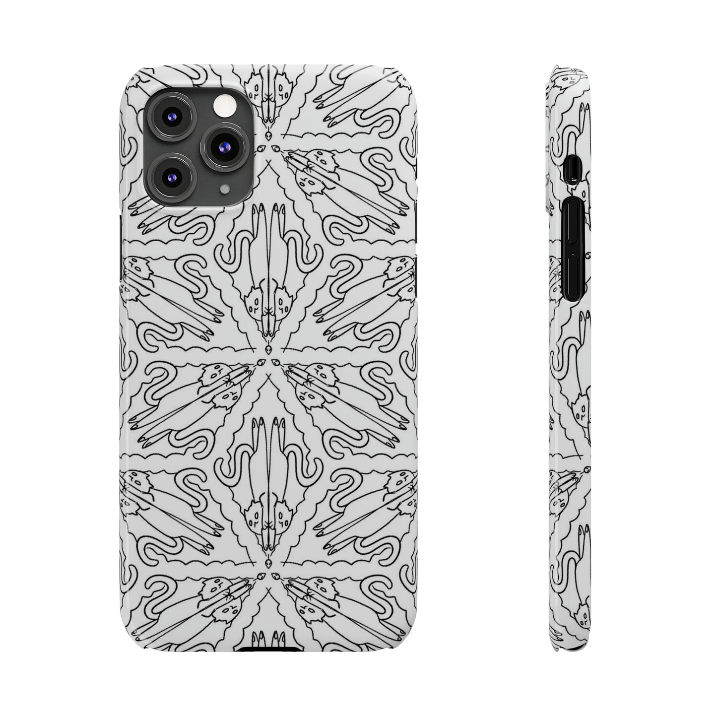 Catch the Cat Slim Phone Cases
