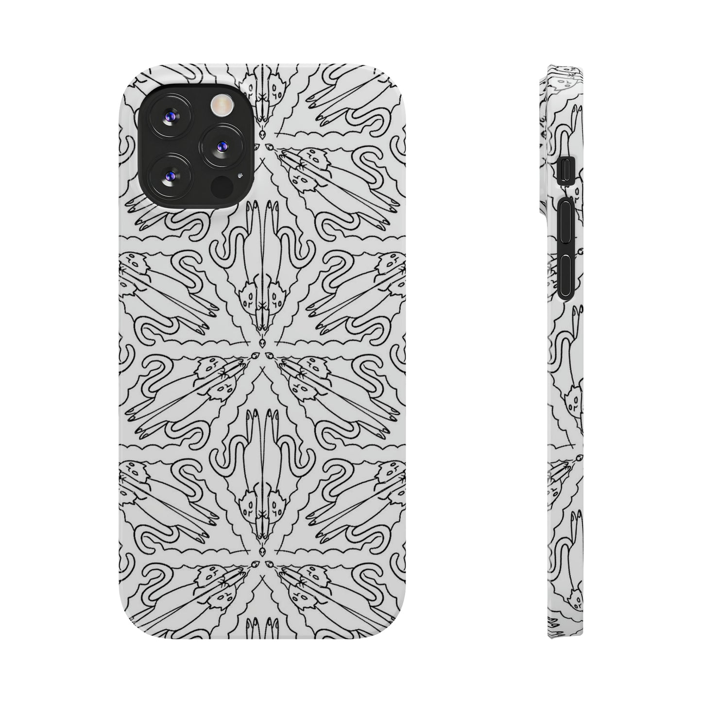 Catch the Cat Slim Phone Cases