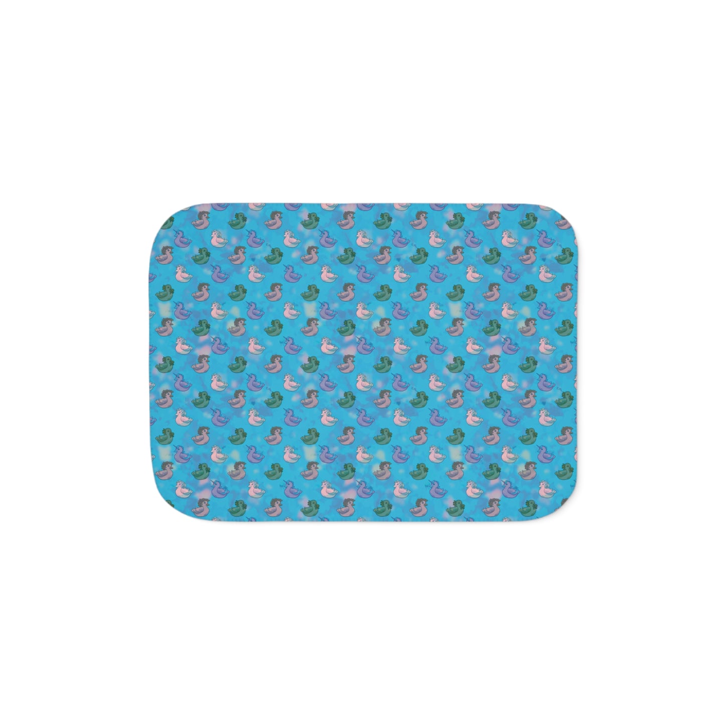 Bathtub of Monsters Sherpa Blanket