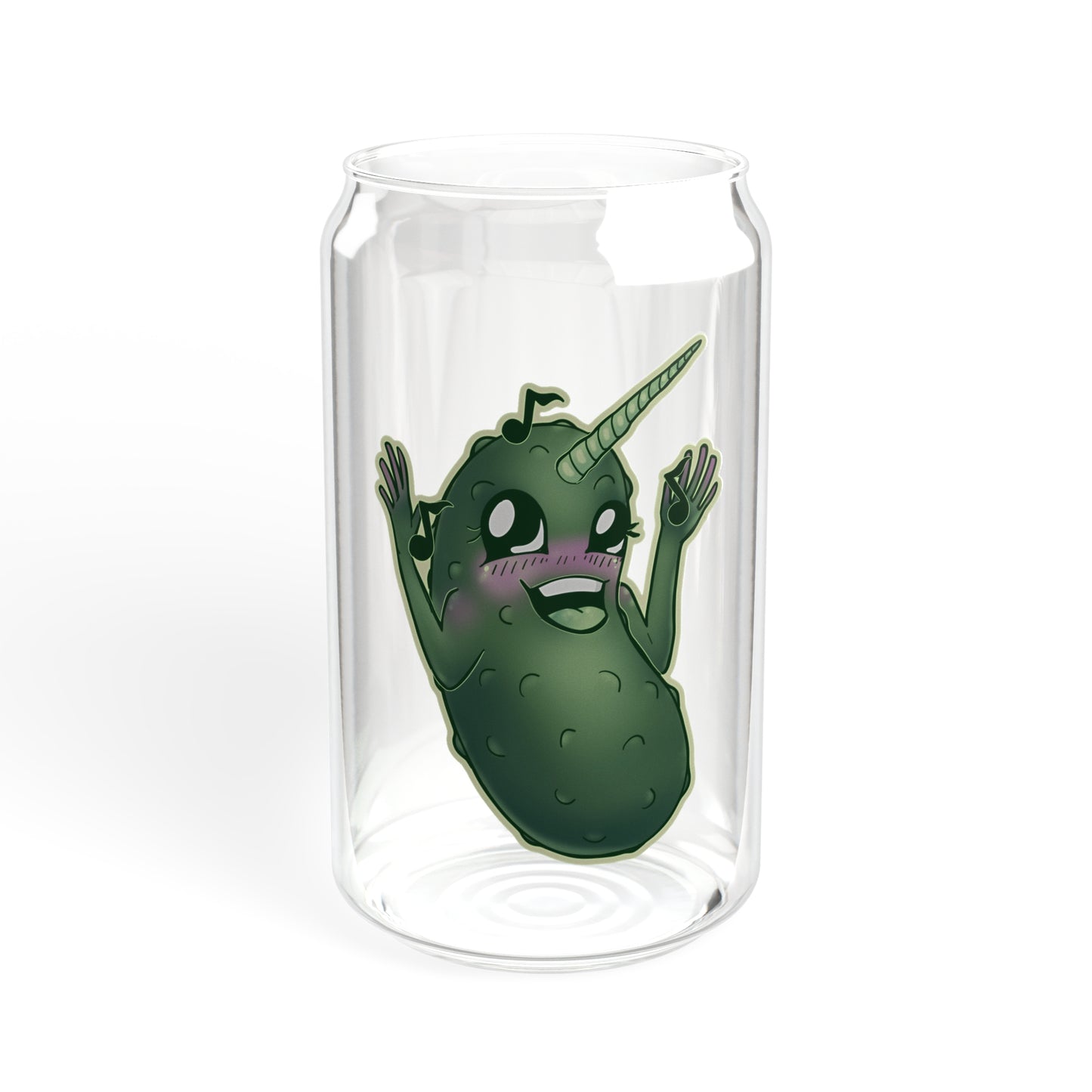 Picklecorn Sipper Glass, 16oz