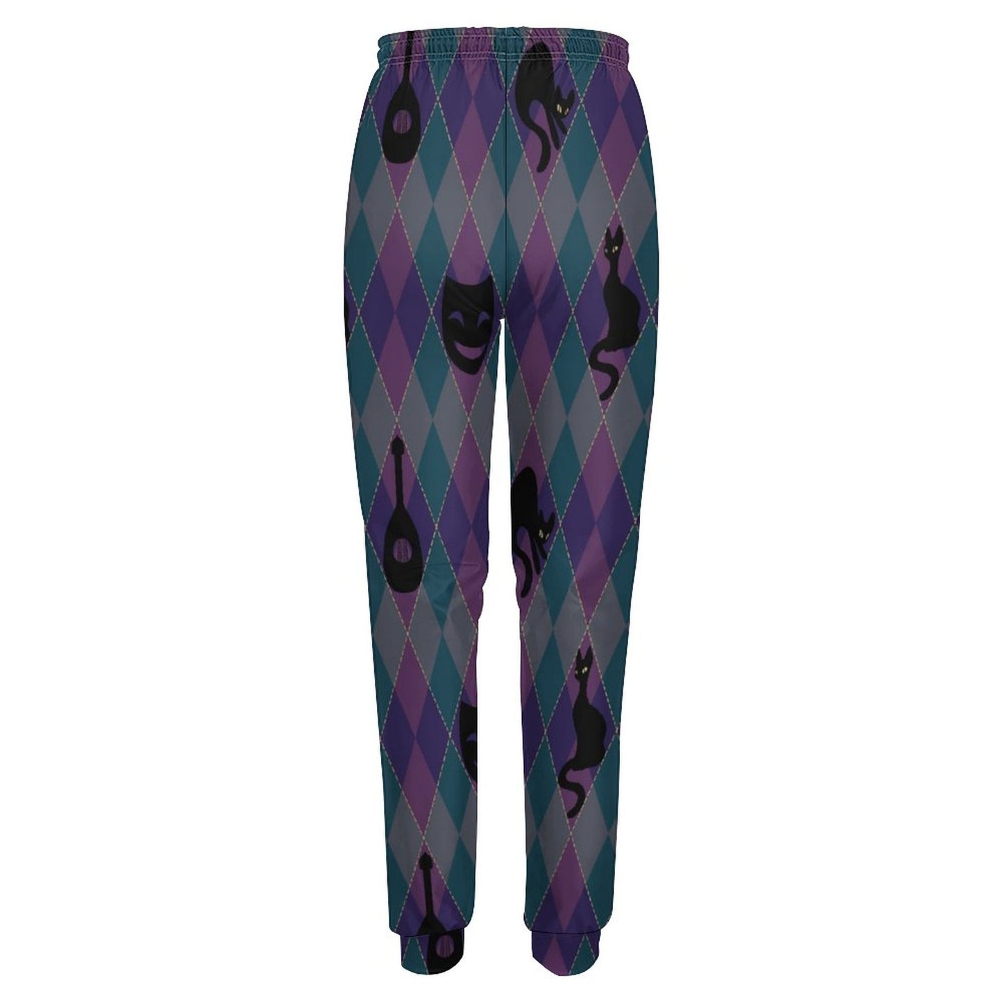 Catty Troubadour Women's Jogger Sweatpants (All-Over Printing)