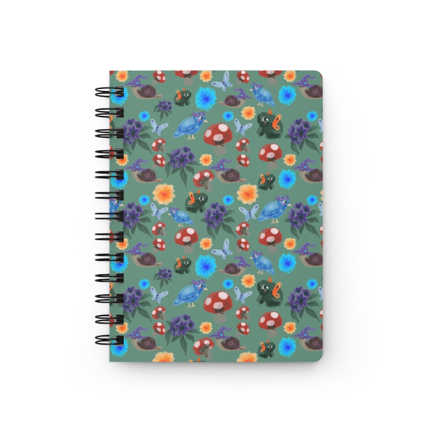 Garden Friends Spiral Bound Lined Notebook