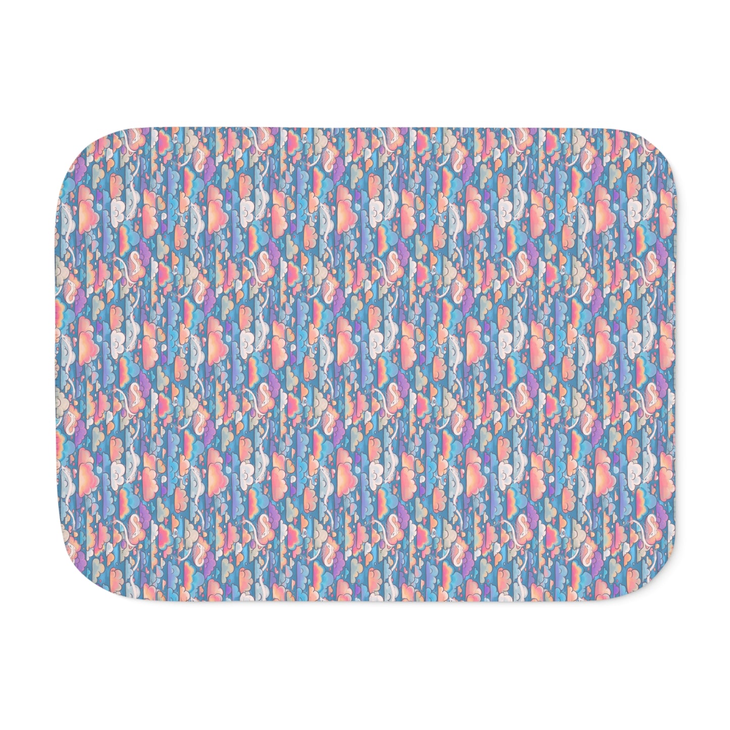 Noodle Cloud Dragons Sherpa Blanket