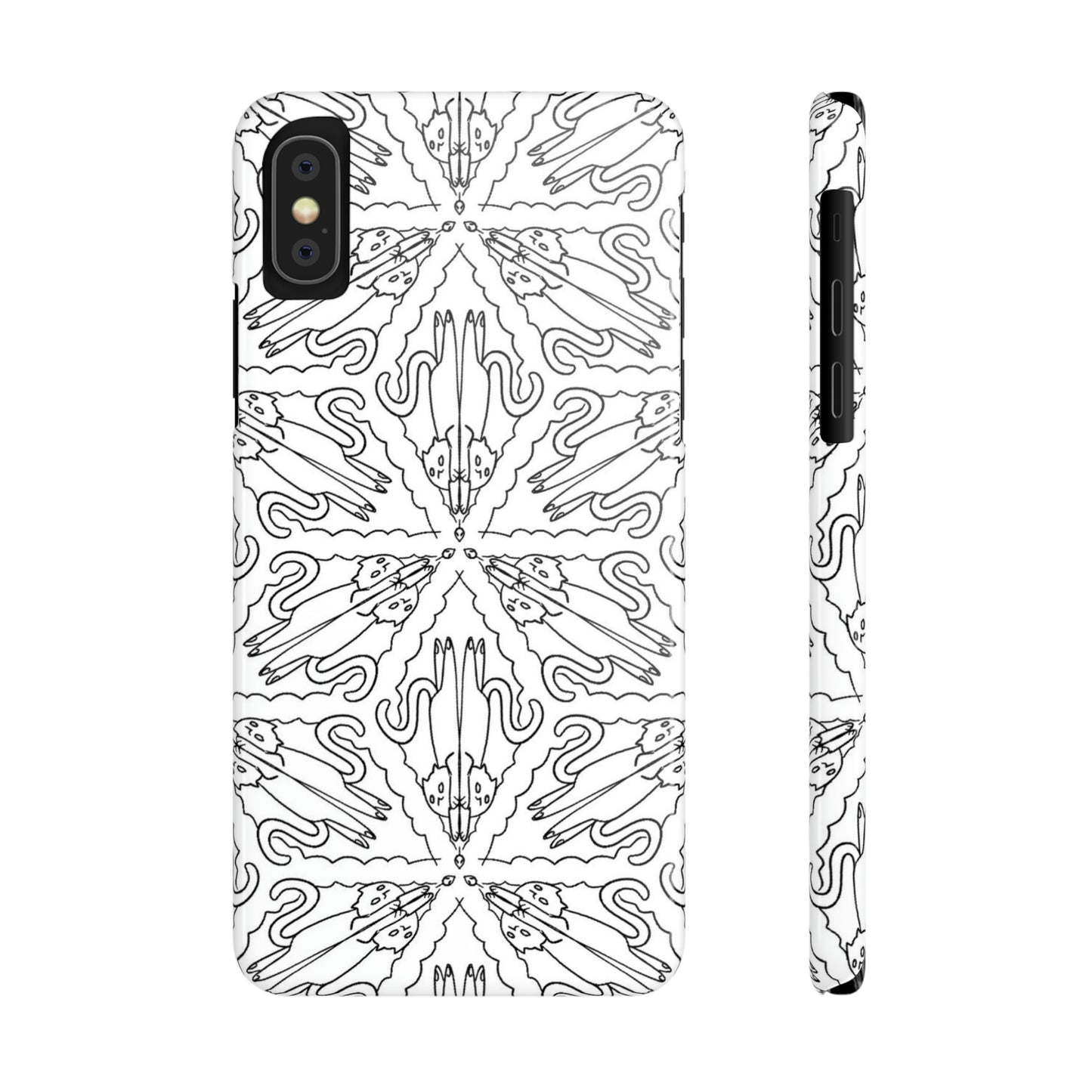Catch the Cat Slim Phone Cases