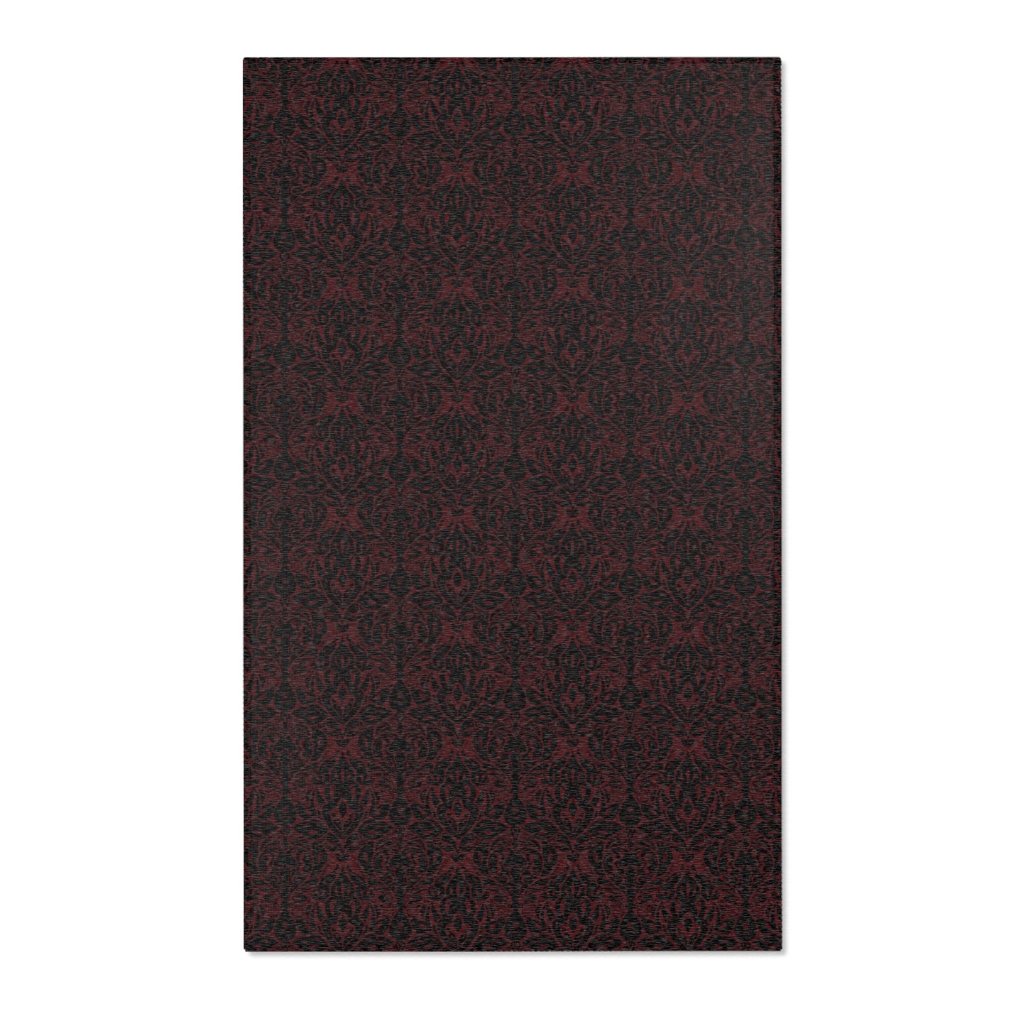 Dark Red Bard Area Rugs