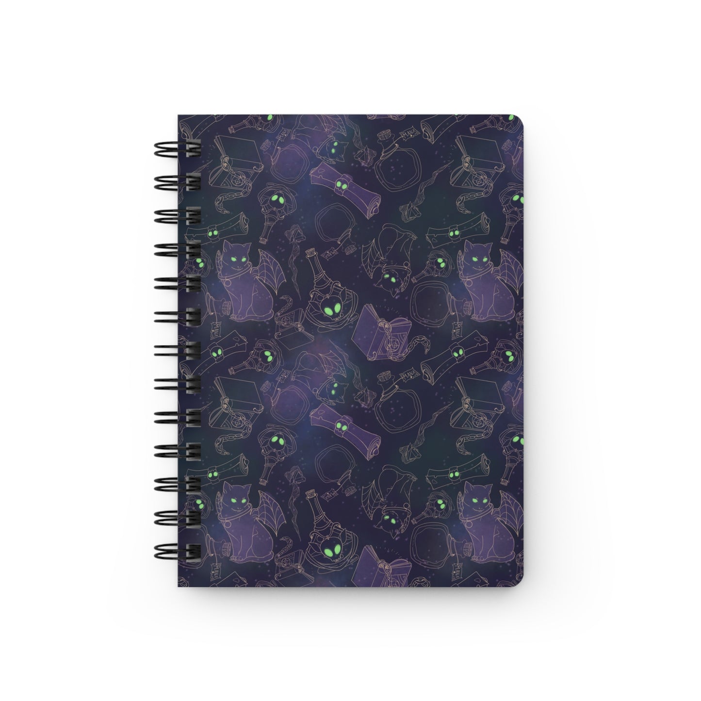 Warlock Spiral Bound Lined Notebook
