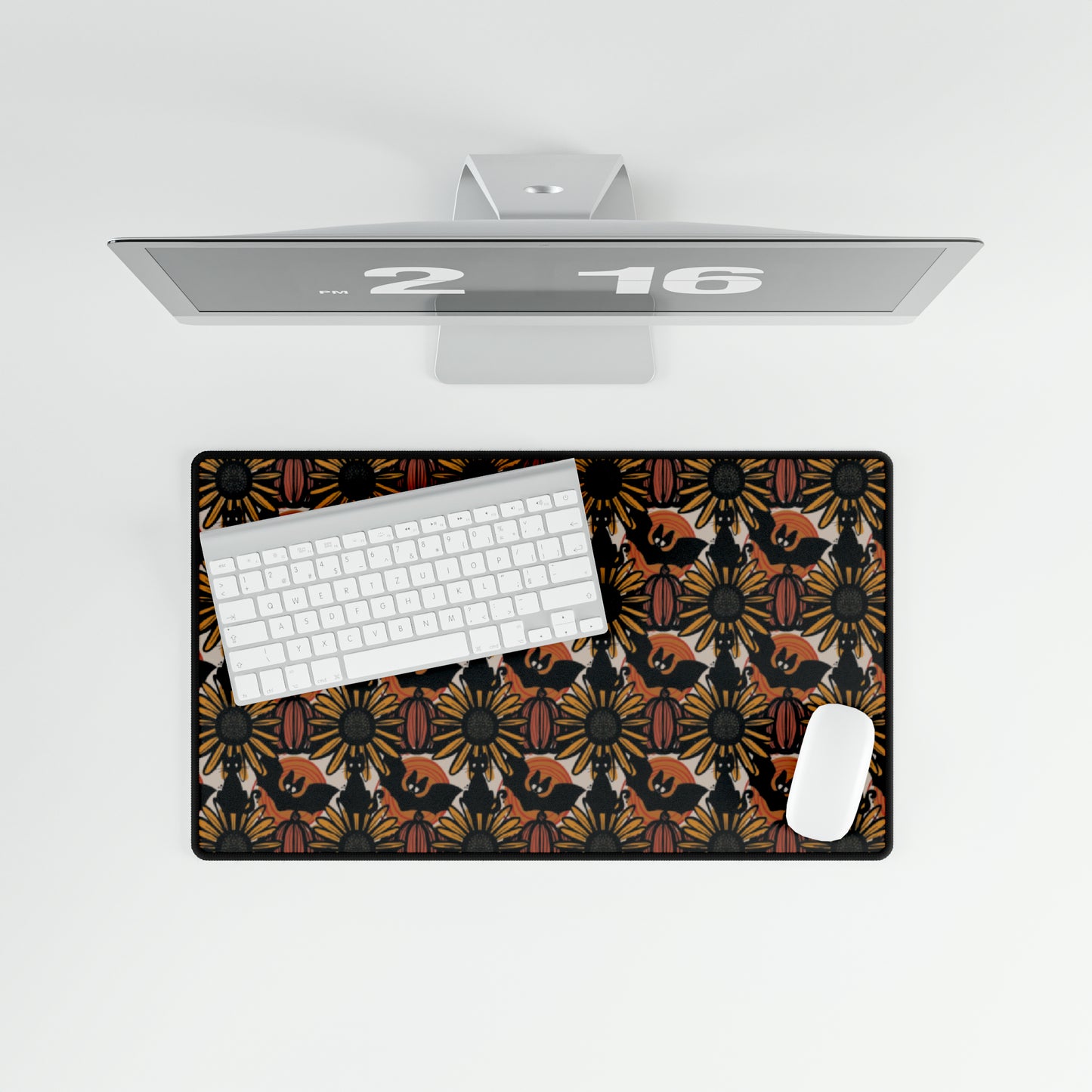 Sunflower Shadows Desk Mat