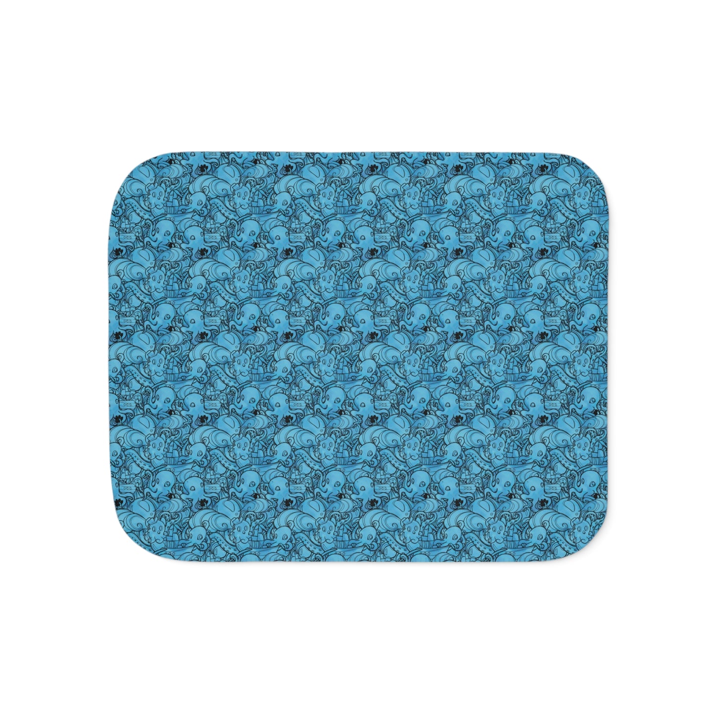 Pirate Kraken Sherpa Blanket