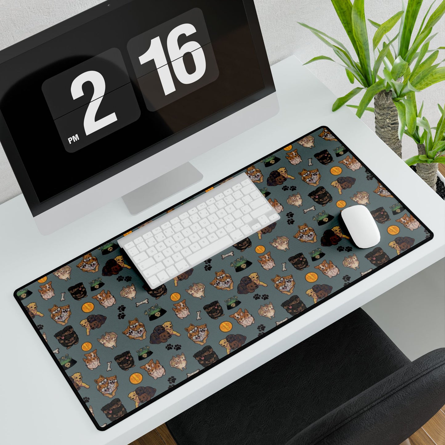 Cerby in Training Desk Mat