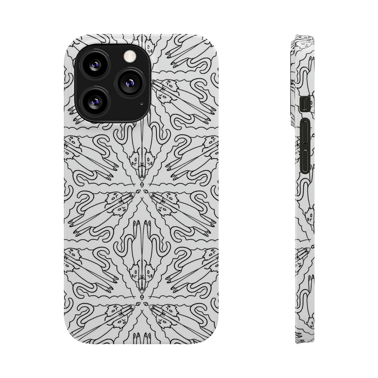 Catch the Cat Slim Phone Cases