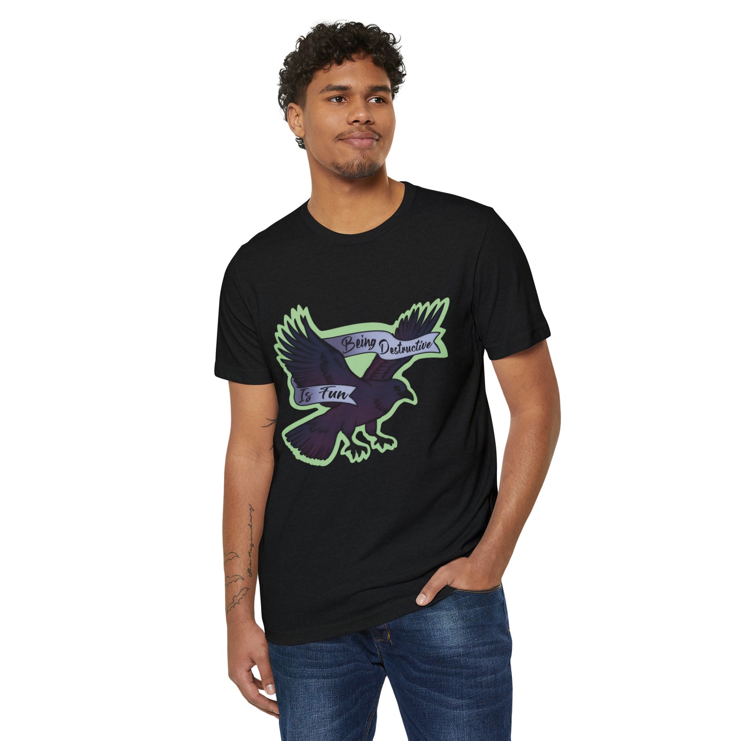 Being Desructive Is Fun Recycled Organic T-Shirt