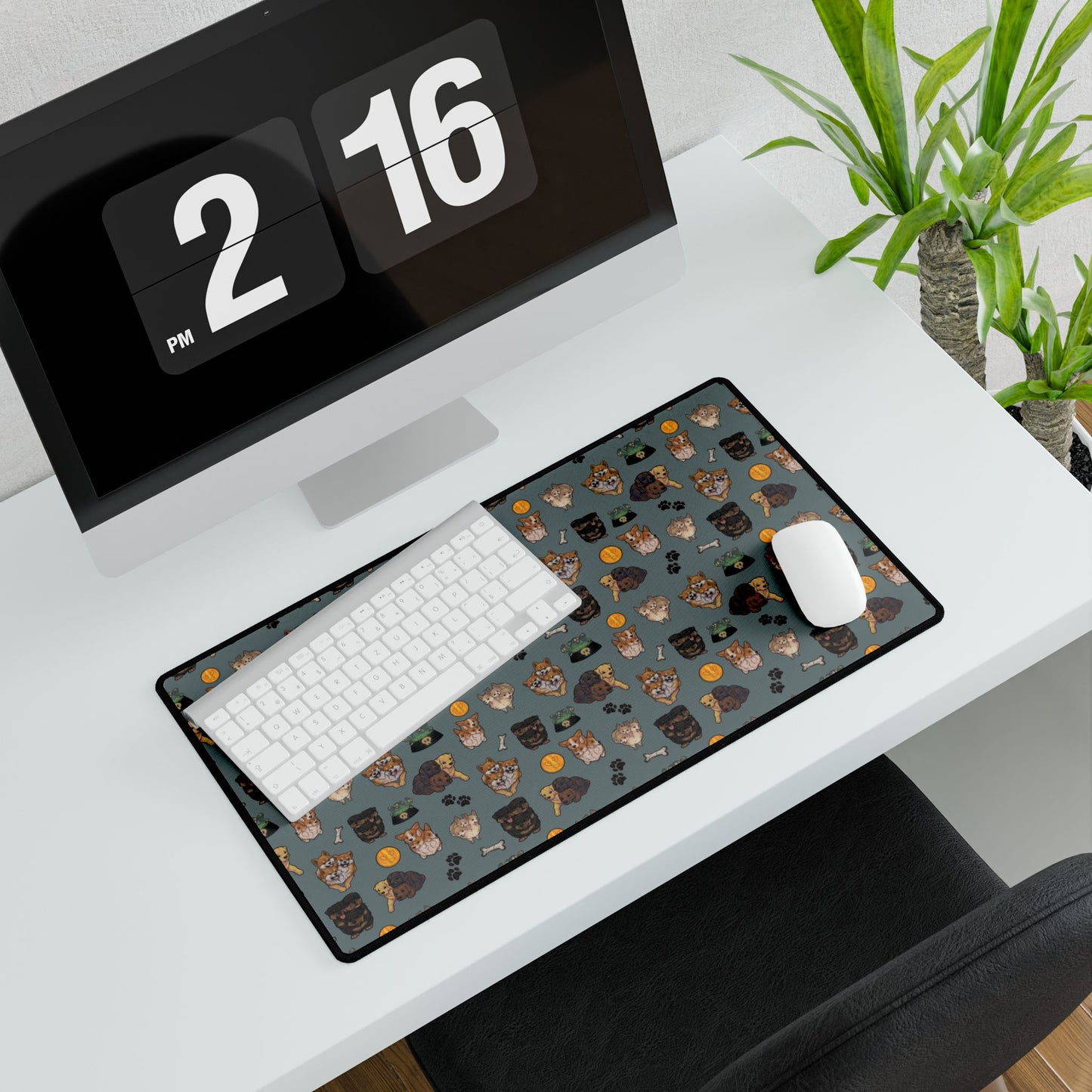 Cerby in Training Desk Mat