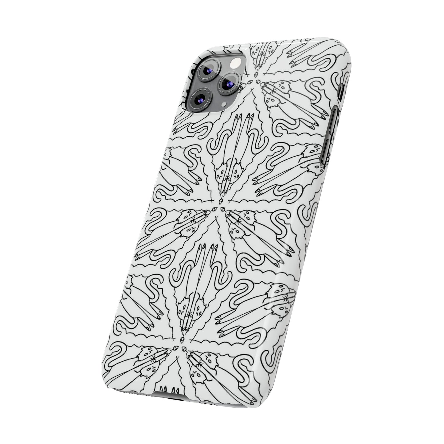 Catch the Cat Slim Phone Cases
