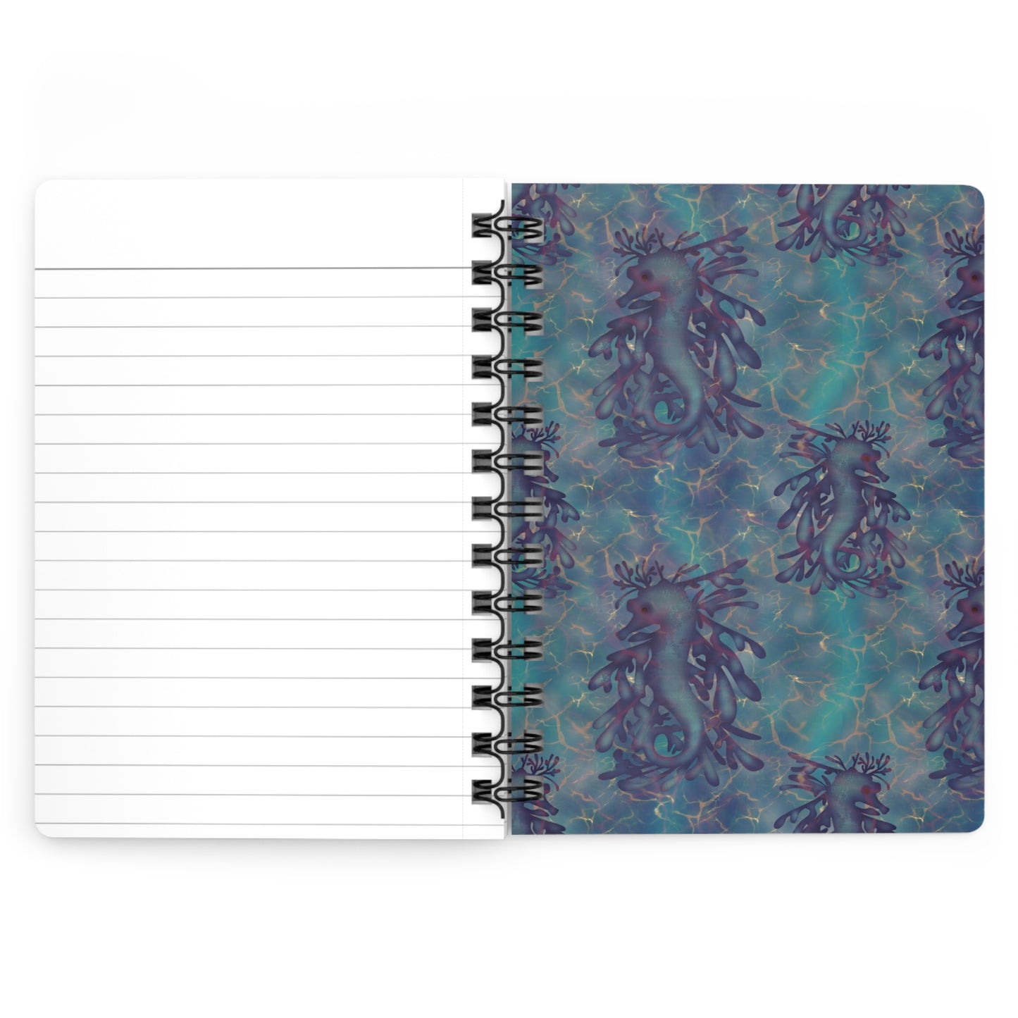 Leafy Sea Dragon Spiral Bound Lined Notebook