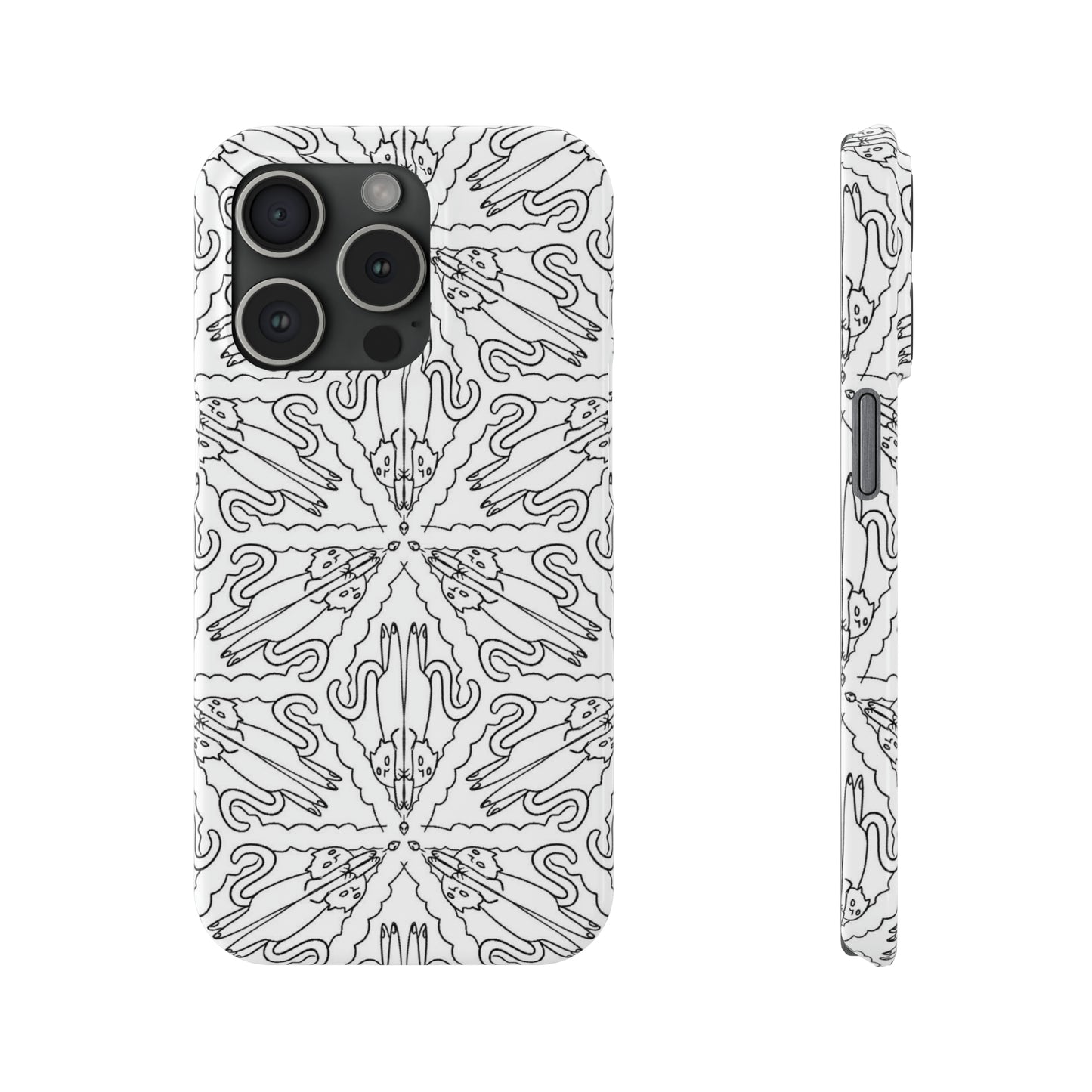 Catch the Cat Slim Phone Cases