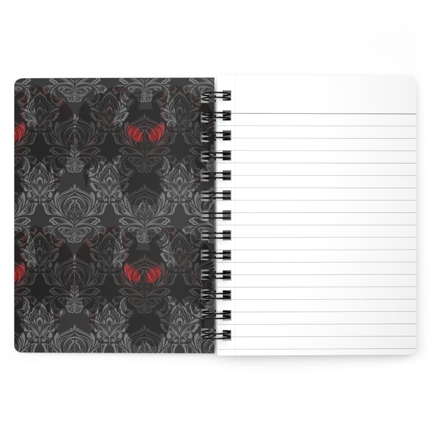 Mothman Spiral Bound Lined Notebook