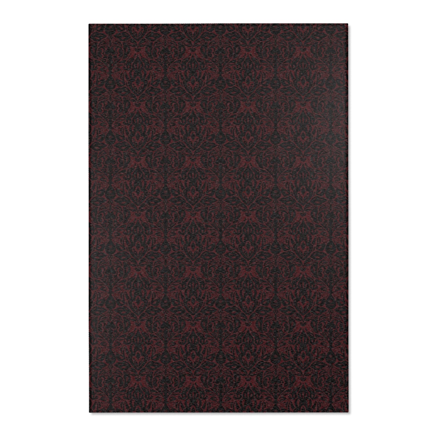 Dark Red Bard Area Rugs